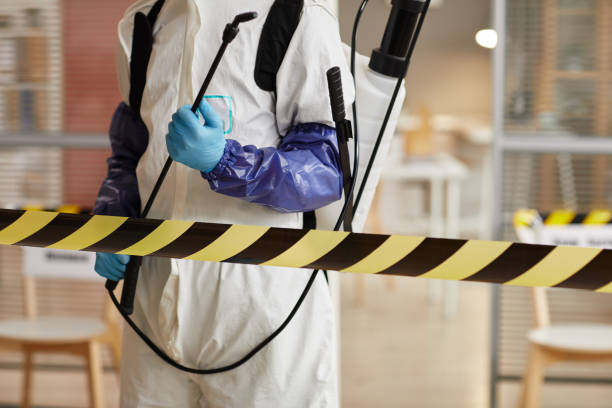 Professional Biohazard Cleanup technician working in Amherst, OH